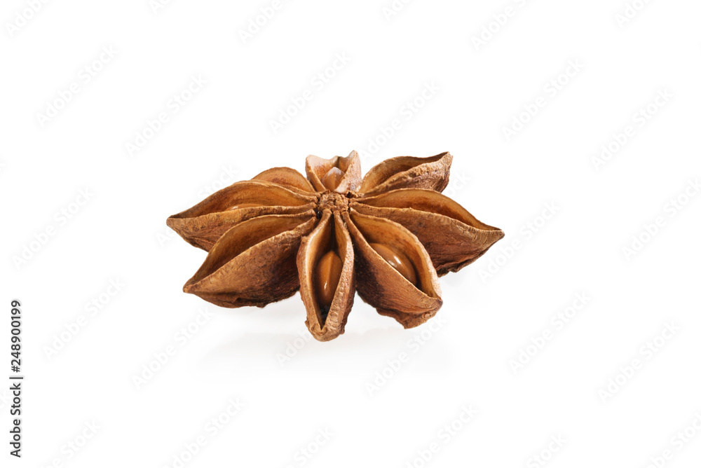 Anise star on white Anise star on white