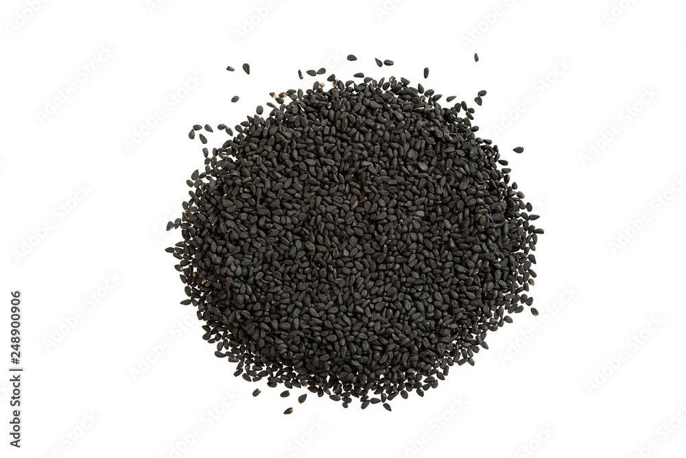 Black cumin seed on white. Nigella sativa Black cumin seed on white. Nigella sativa
