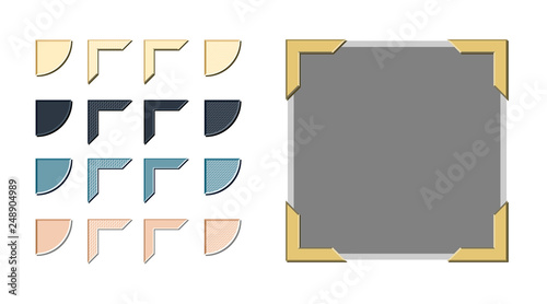 Photo Corner Variations Vector