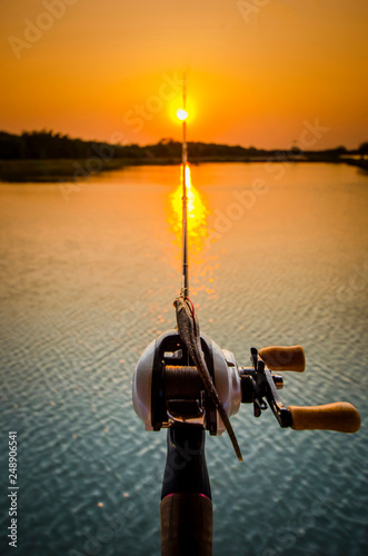 Bass fishing