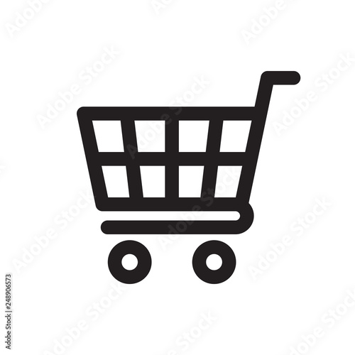 Wallpaper Mural Shopping Cart Icon Torontodigital.ca
