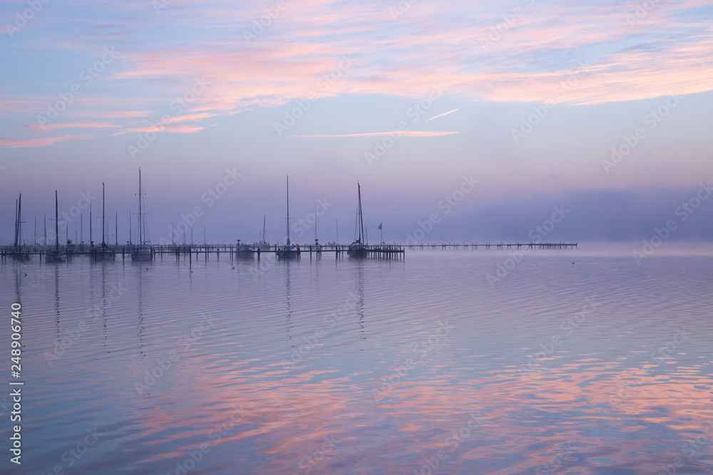 Morgendliche Winterstimmung am Steinhuder Meer Morgendliche Winterstimmung am Steinhuder Meer