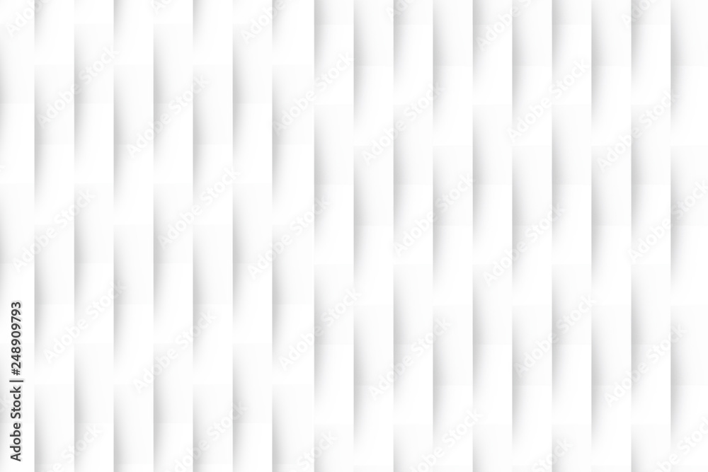 Obraz premium White abstract, Computer generated Blue background, copy space banner