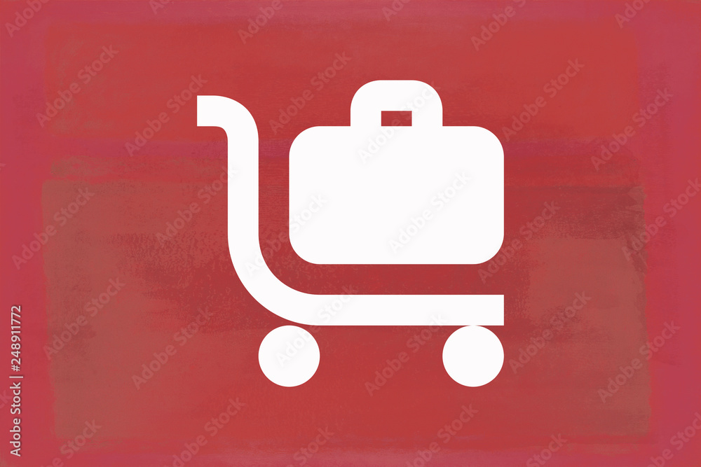 Red Travel Luggage Tone Icon Texture Art Background Pattern Design Graphic Red Travel Luggage Tone Icon Texture Art Background Pattern Design Graphic