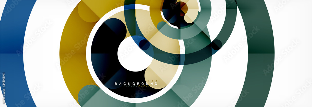 Linear design circle background Linear design circle background