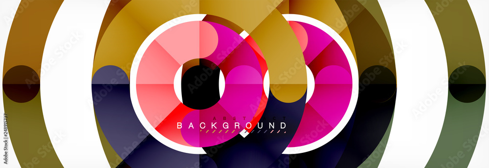 Circular lines design background Circular lines design background