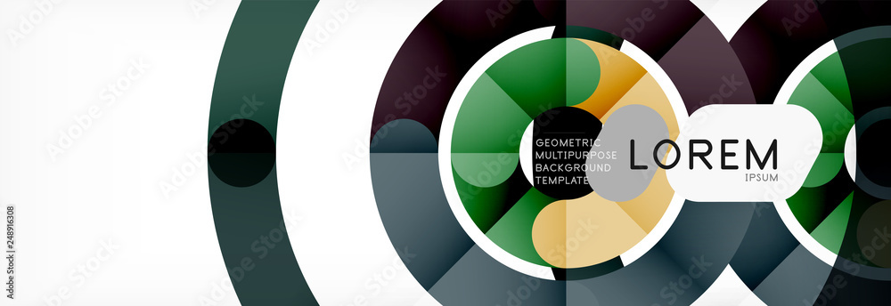 Line design circles abstract background Line design circles abstract background