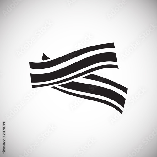 Meat icon on white background for graphic and web design, Modern simple vector sign. Internet concept. Trendy symbol for website design web button or mobile app