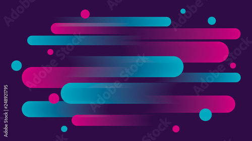 Abstract background with geometric elements for web vector banner.
