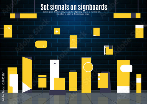Set signage design