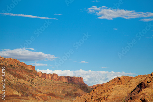 The Utah landscape near Moab