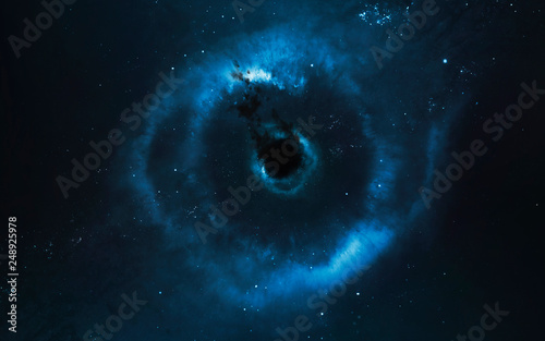 Black hole. Wormhole. Science fiction art. Elements of this image furnished by NASA