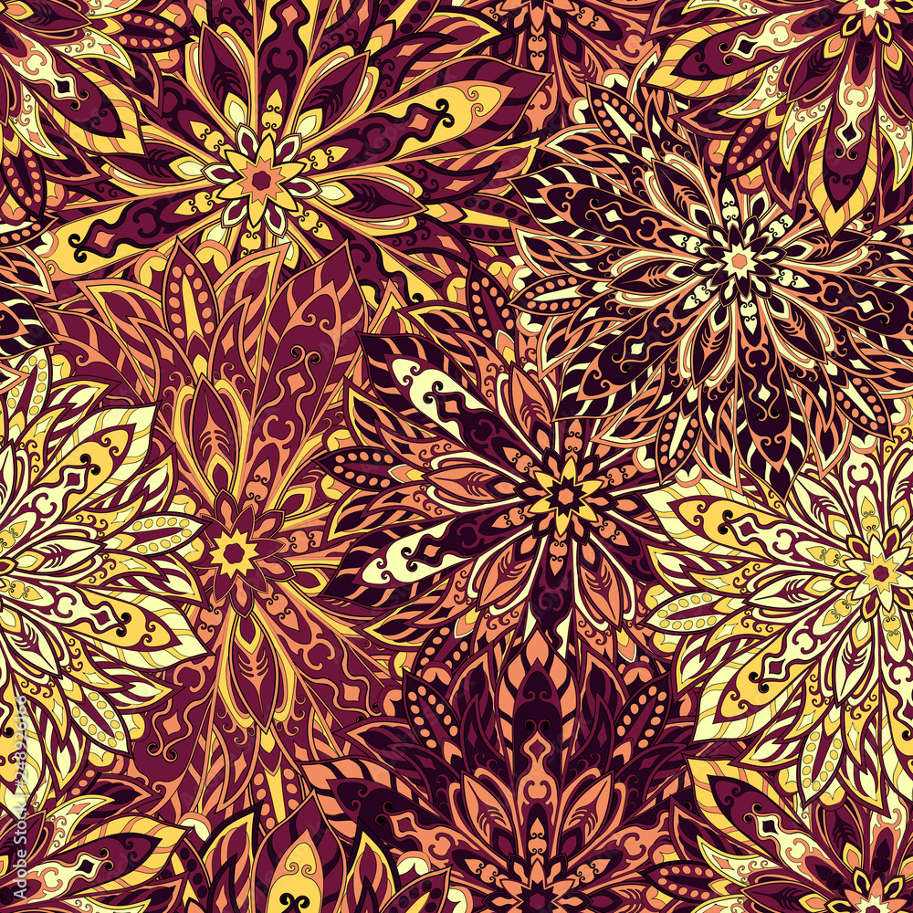 Seamless mandala pattern Seamless mandala pattern