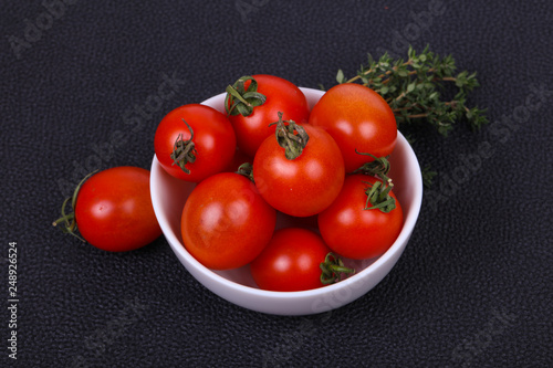 Cherry tomato in the bowl