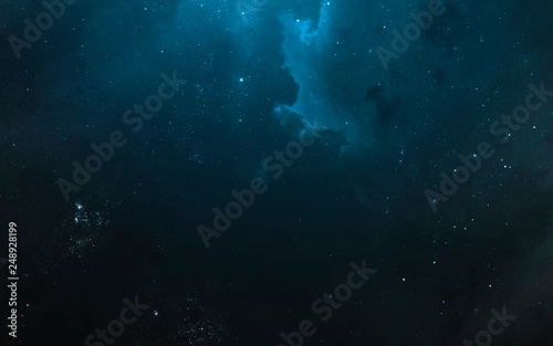 Nebula  starfield  cluster of stars in deep space. Science fiction art. Elements of this image furnished by NASA
