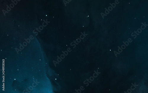 Fototapeta Naklejka Na Ścianę i Meble -  Nebula, starfield, cluster of stars in deep space. Science fiction art. Elements of this image furnished by NASA