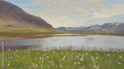 Scenic footage from Hoffell, Iceland. photo