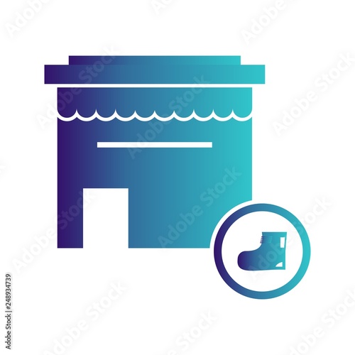 Vector shop icon