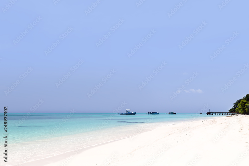 Maldives island seascape