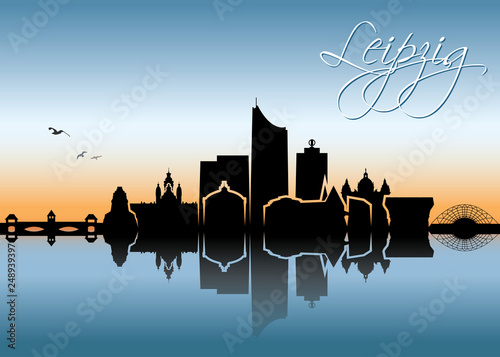 Leipzig skyline - Germany
