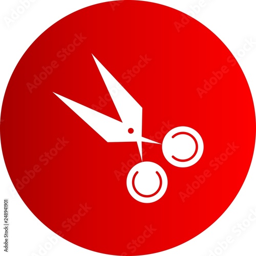 Vector Scissor icon