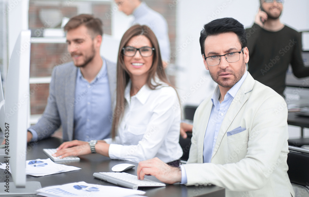 group of business people in the workplace in the office group of business people in the workplace in the office
