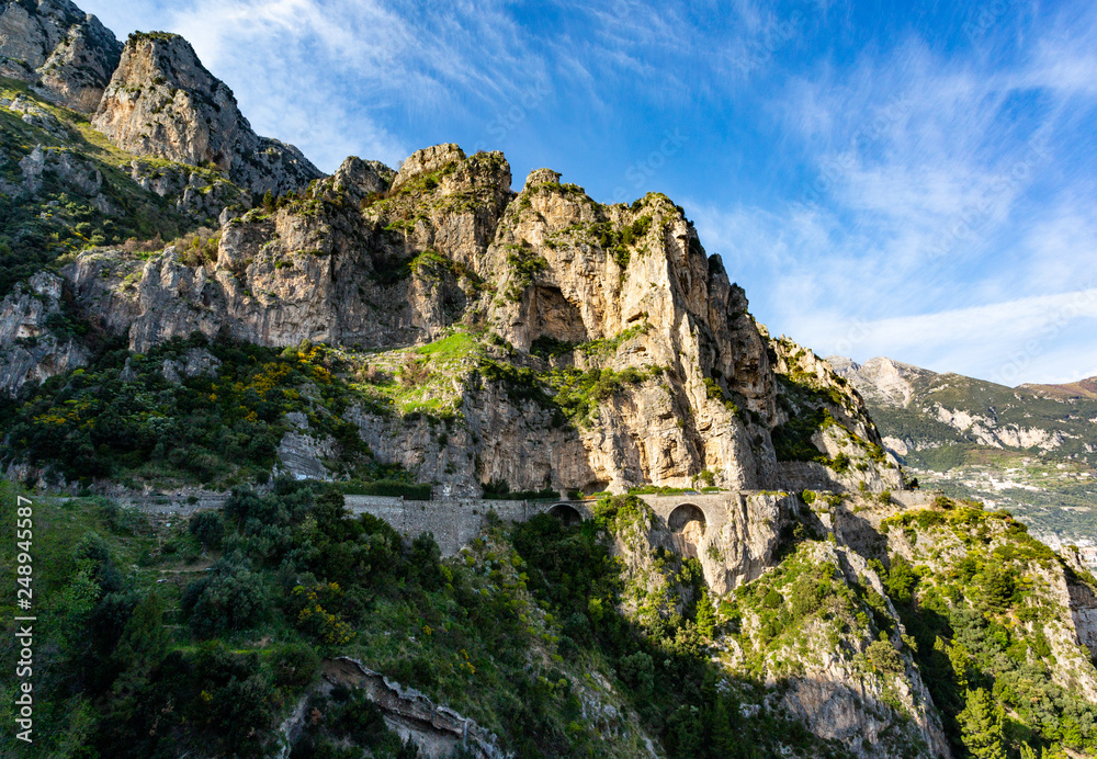 view of the mountains