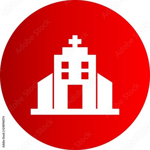 Vector hospital icon