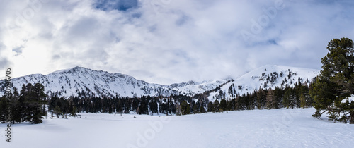 View from Hohentauern to mountains Großer Hengst, Großer Bösenstein, Hauseck photo