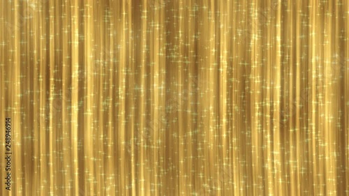 Wallpaper Mural Gold curtain with glittering particles. Seamless loop abstract animation. Looped 4K motion background. Torontodigital.ca