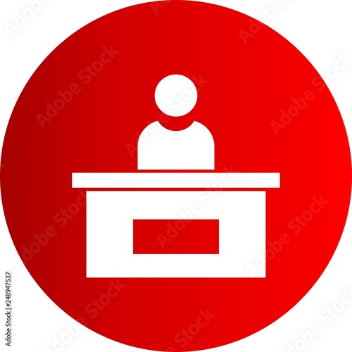 Vector receiption icon