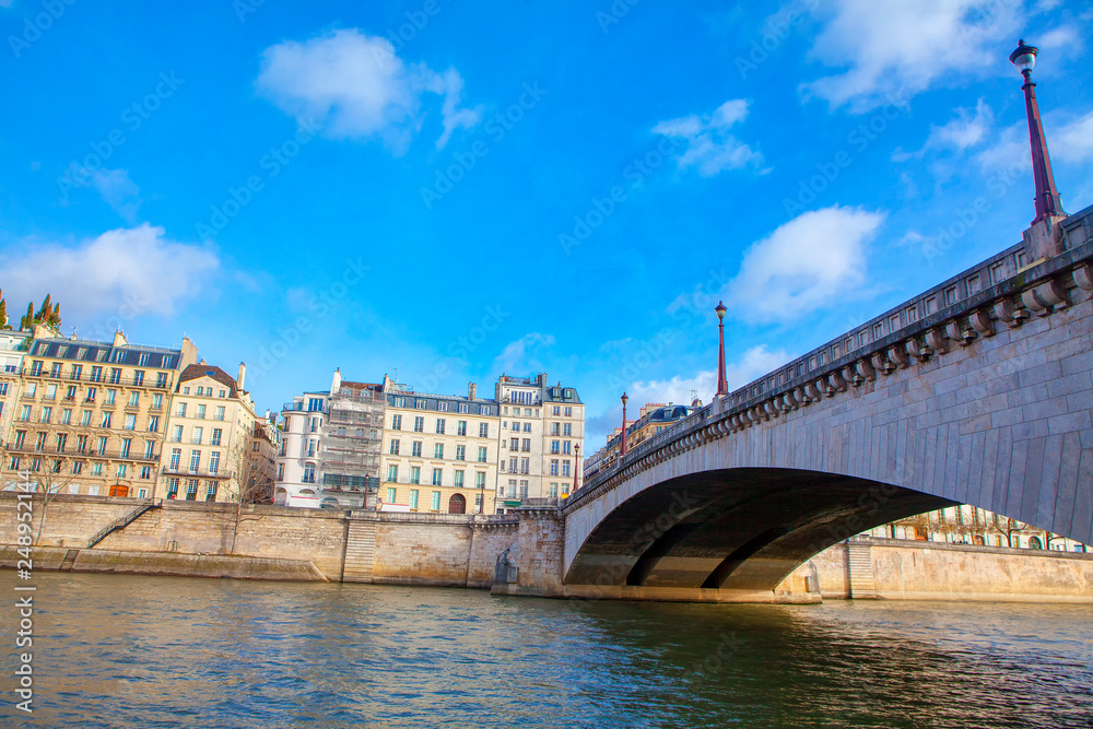 Pont de la Tournelle bridge in Paris