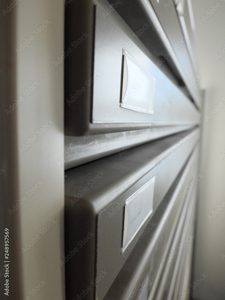 Old metal grey catalogue cabinet Old metal grey catalogue cabinet