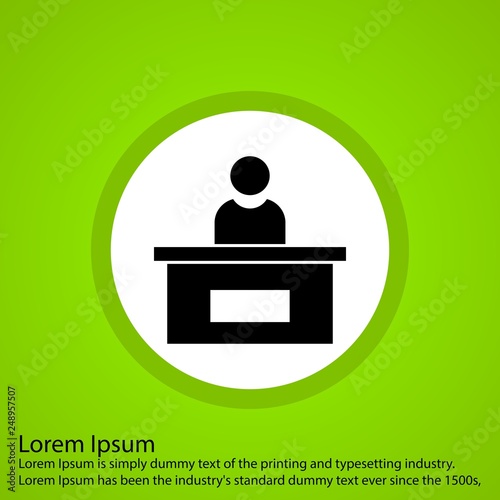 Vector receiption icon