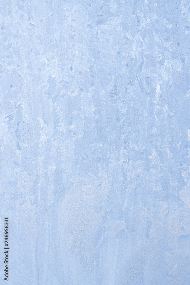 Frosty patterns on a frozen ice box in the early morning Frosty patterns on a frozen ice box in the early morning