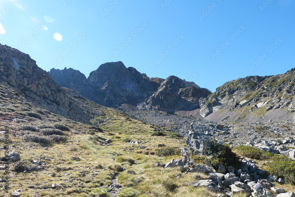 Fototapeta premium Avant le Col de Montfaucon
