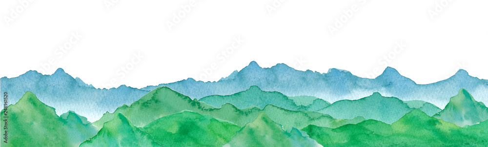 連なる山