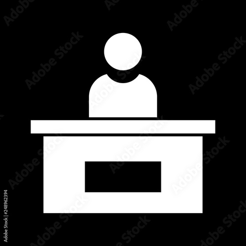Vector receiption icon