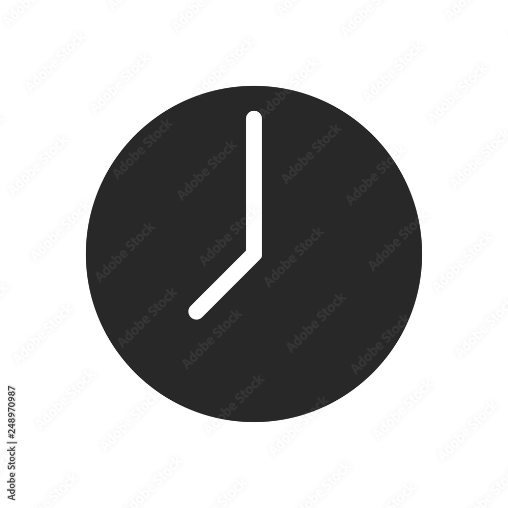 Time icon vector. Clock sign Time icon vector. Clock sign