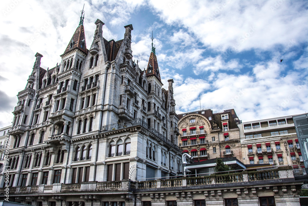 Fototapeta premium lausanne stadt