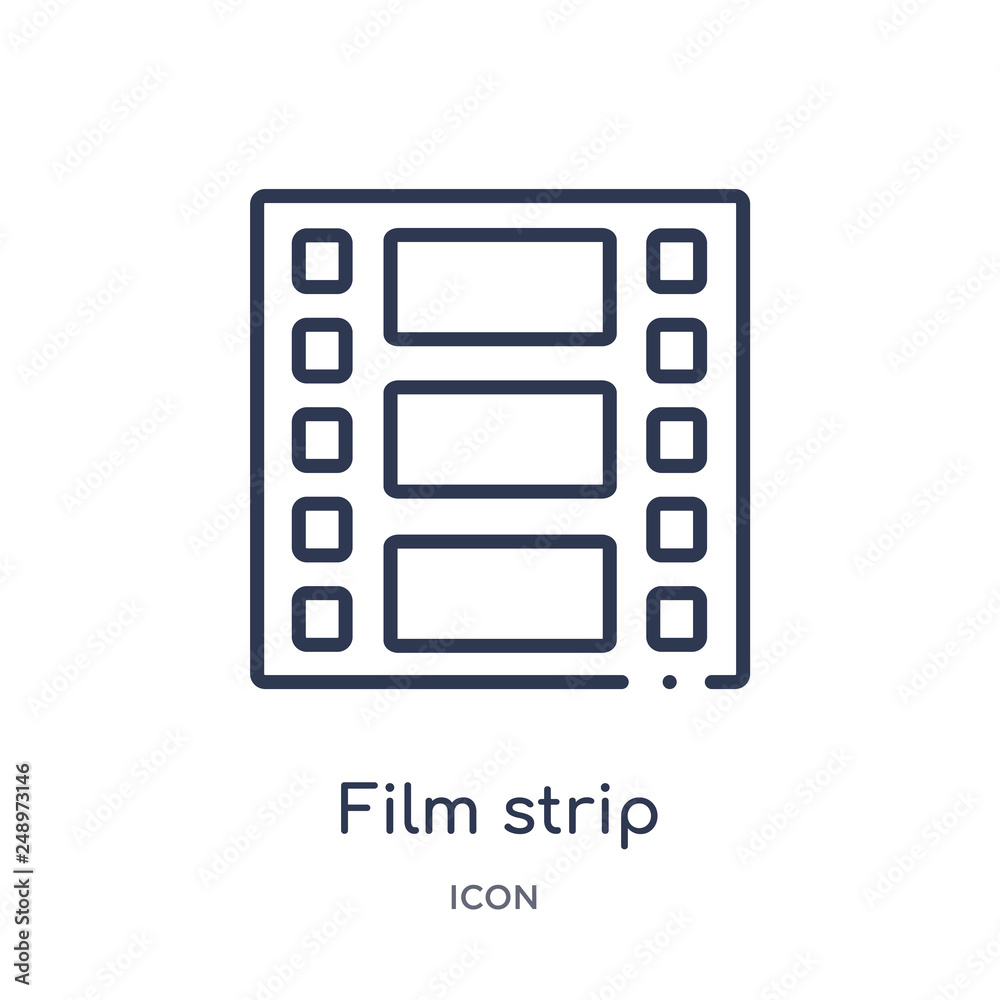film strip photograms icon from tools and utensils outline collection. Thin line film strip photograms icon isolated on white background. film strip photograms icon from tools and utensils outline collection. Thin line film strip photograms icon isolated on white background.
