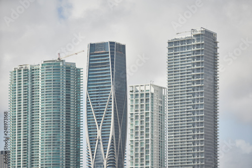 Group of highrise buildings in Miami