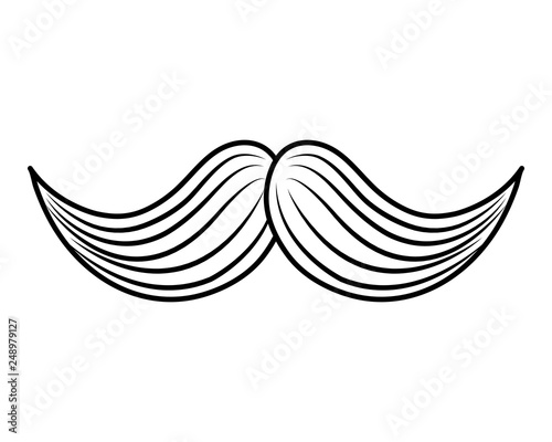mustache style hipster accessory