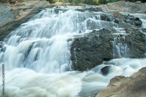 Beautiful waterfall in southern of Lao PDR