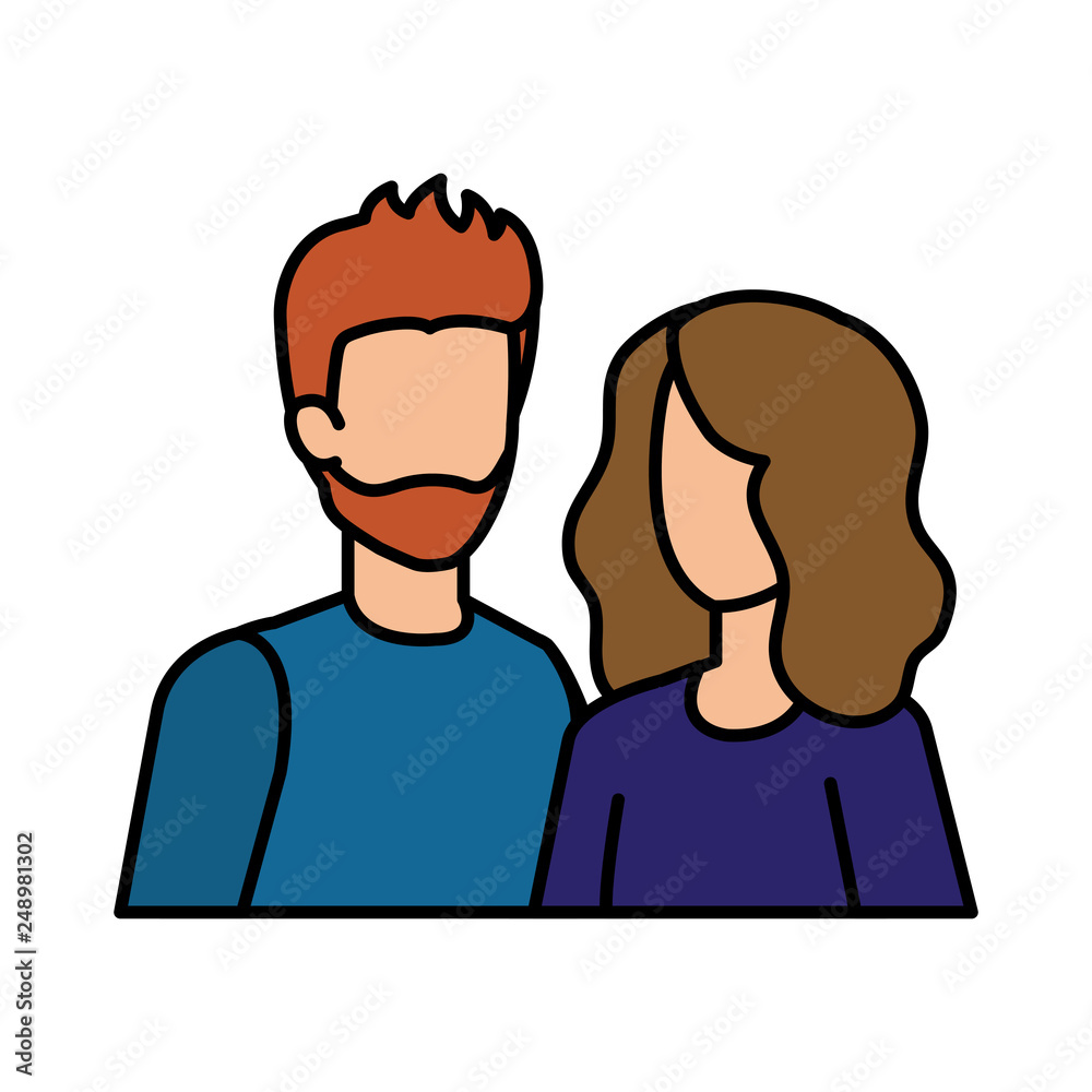 couple avatar characters icons couple avatar characters icons