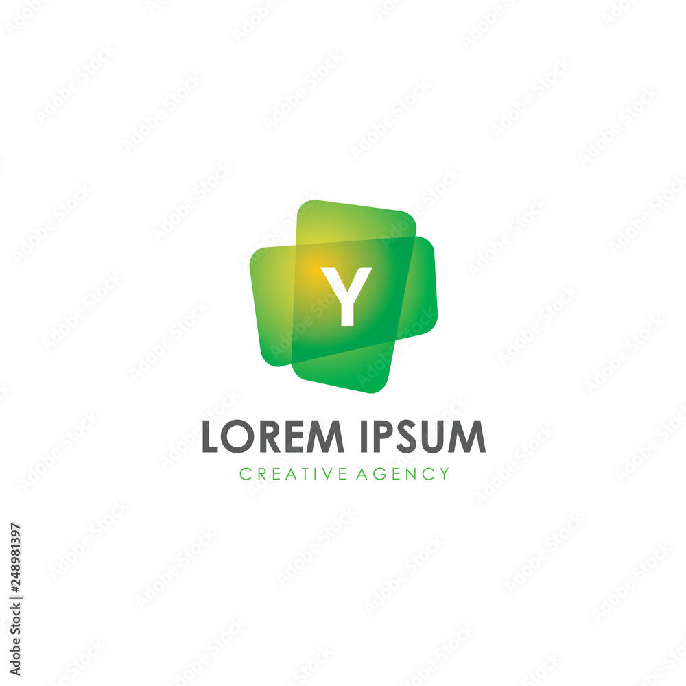 Creative Media Y Letter Logo Creative Media Y Letter Logo