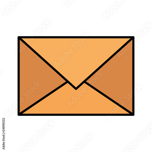 envelope mail isolated icon