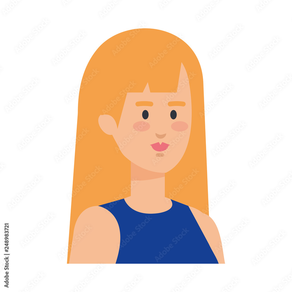 beautiful and young woman character beautiful and young woman character