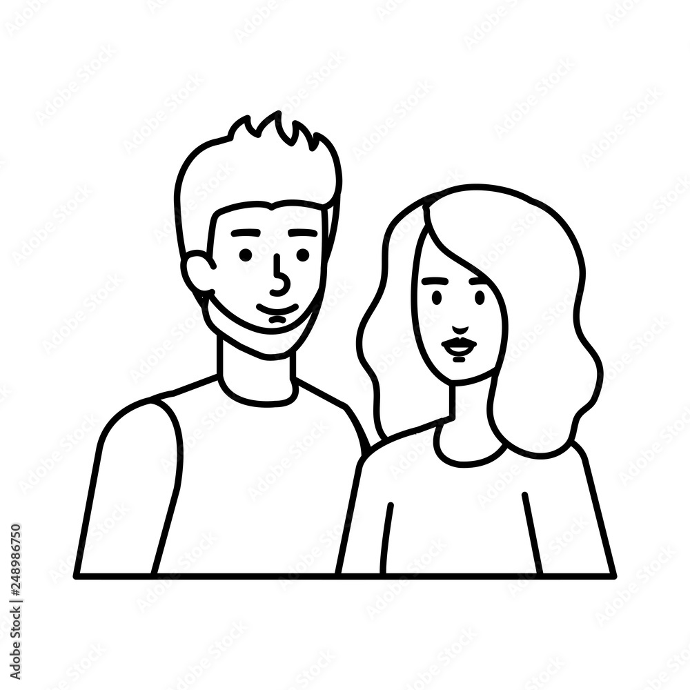 couple avatar characters icons couple avatar characters icons