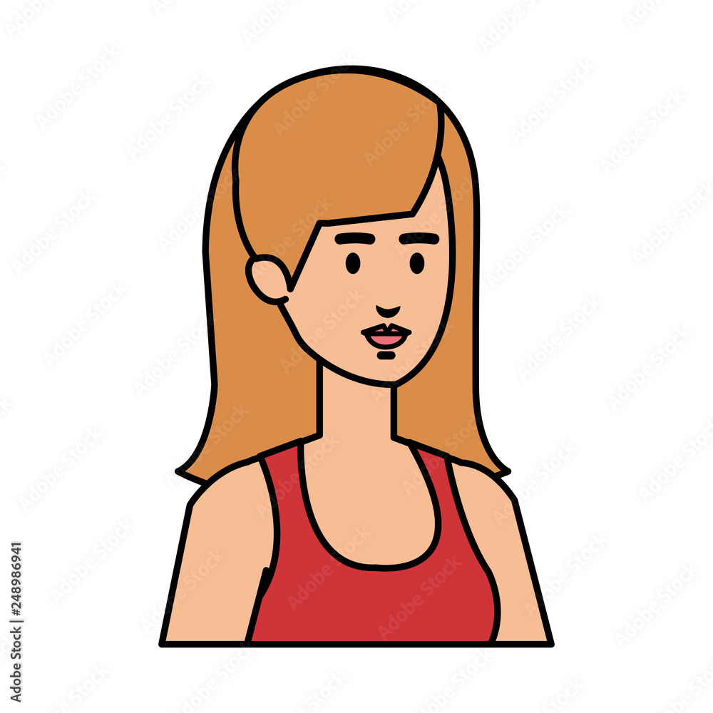 beautiful and young woman character beautiful and young woman character